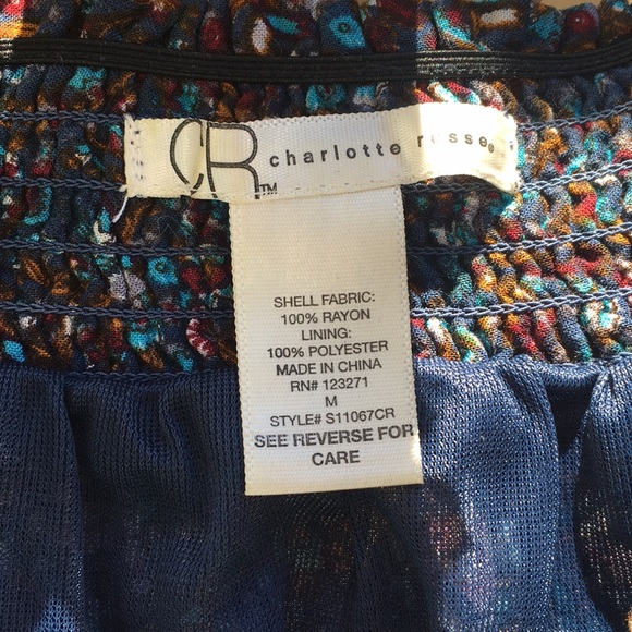 Charlotte Russe floral skirt - Picture 4 of 5